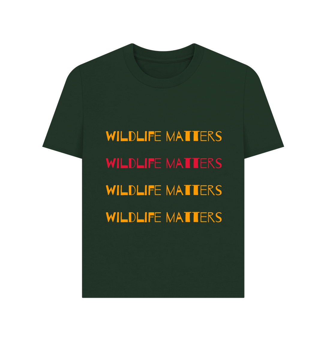 Evergreen Wildlife Matters T Shirt Women