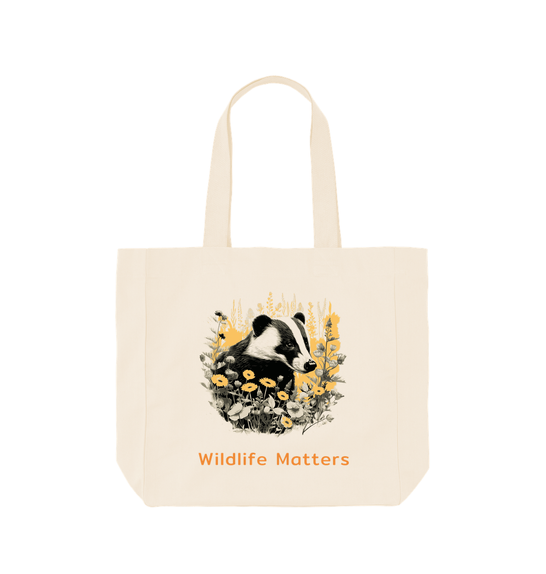 Natural Wildlife Matters Badger Tote