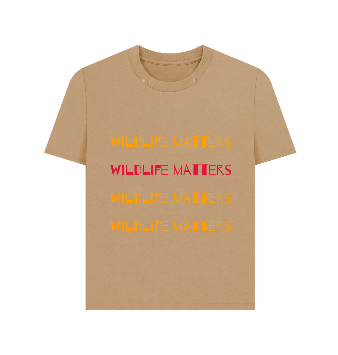 Sand Wildlife Matters T Shirt Women