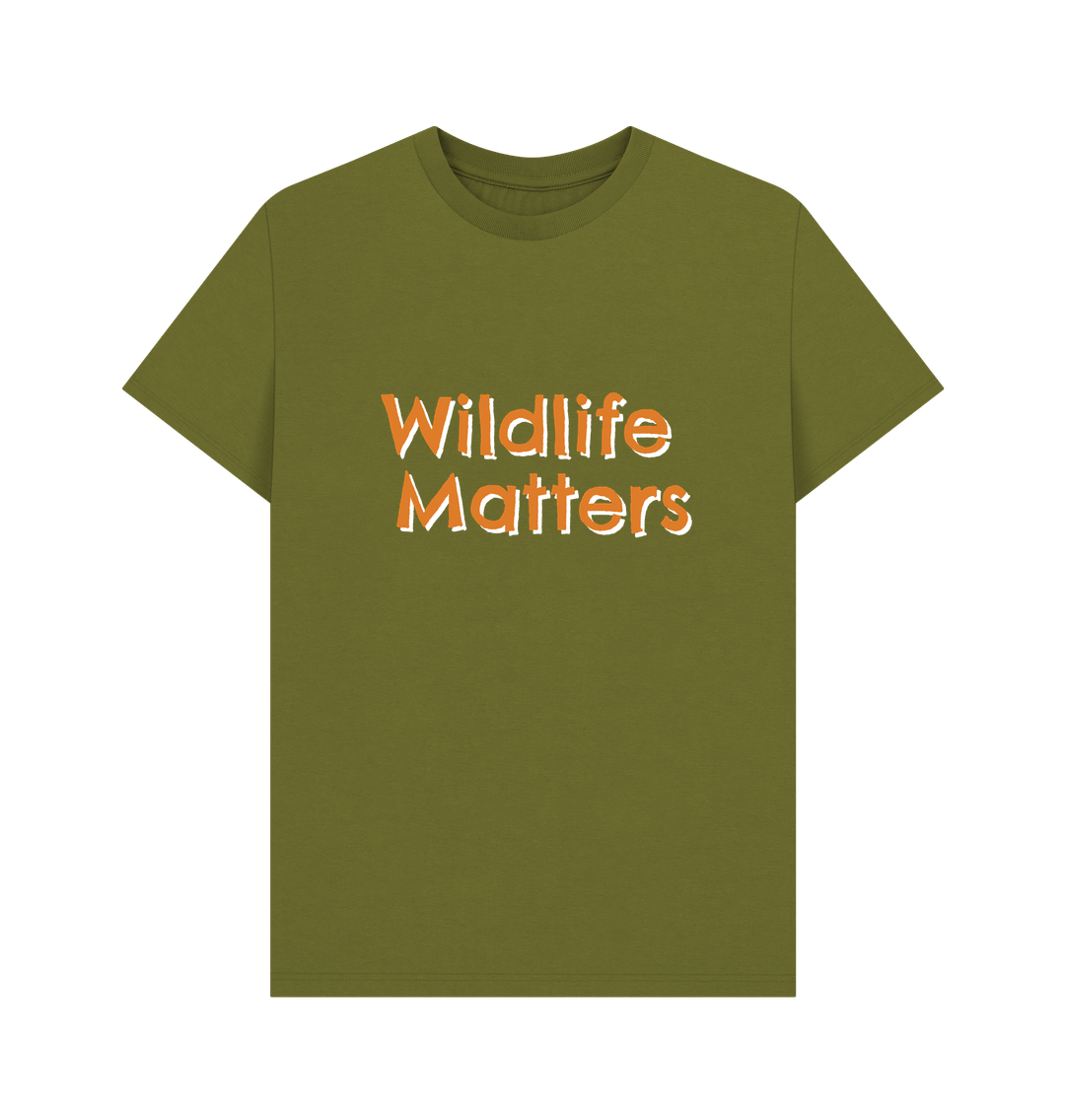 Moss Green Wildlife Matters T Shirt