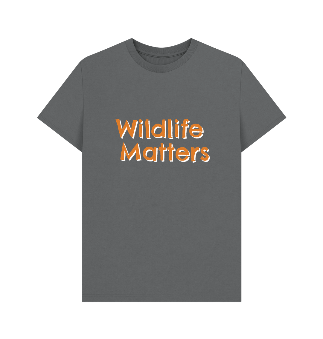 Slate Grey Wildlife Matters T Shirt