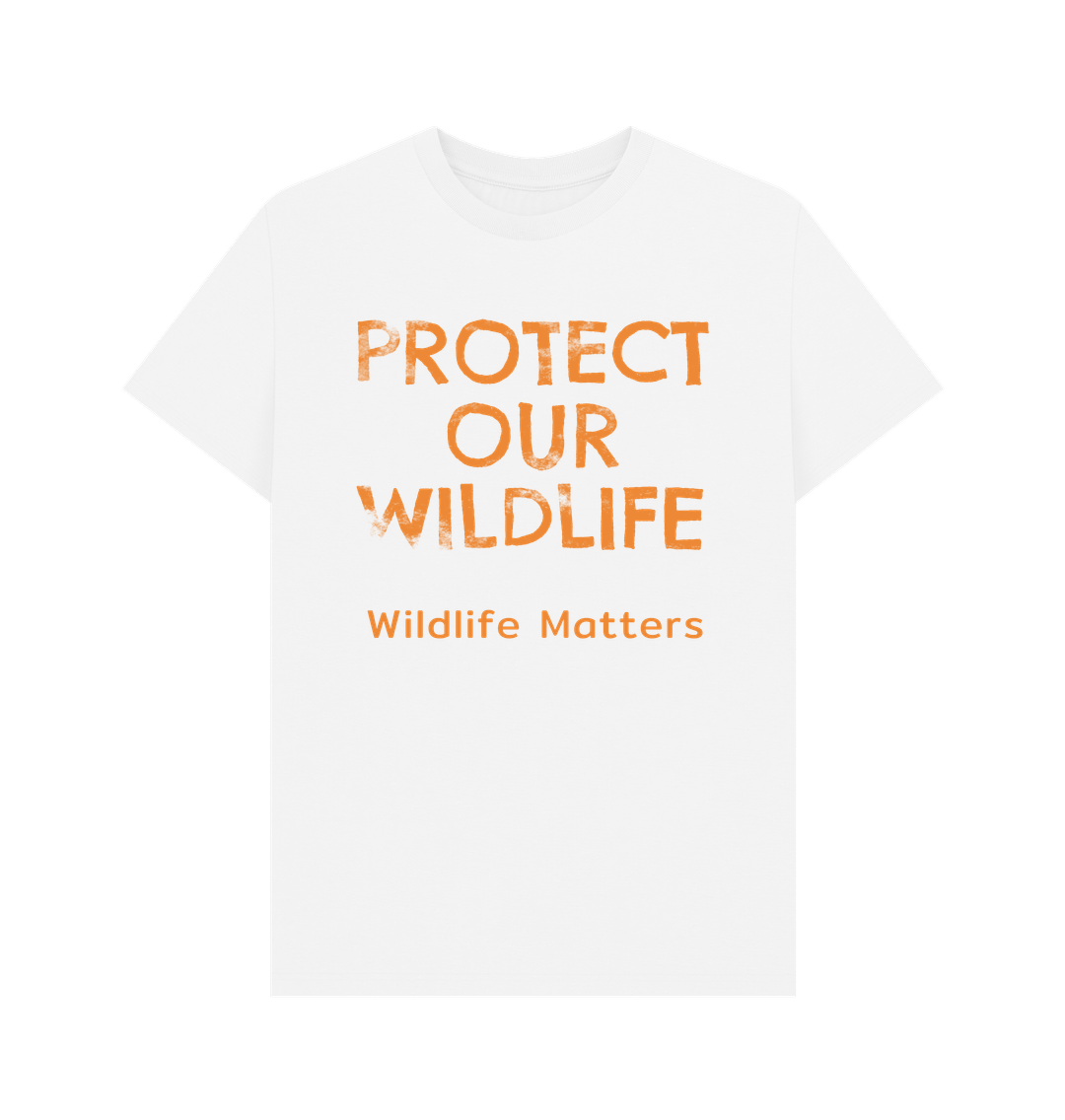 White Wildlife Matters Protect our Wildlife T Shirt