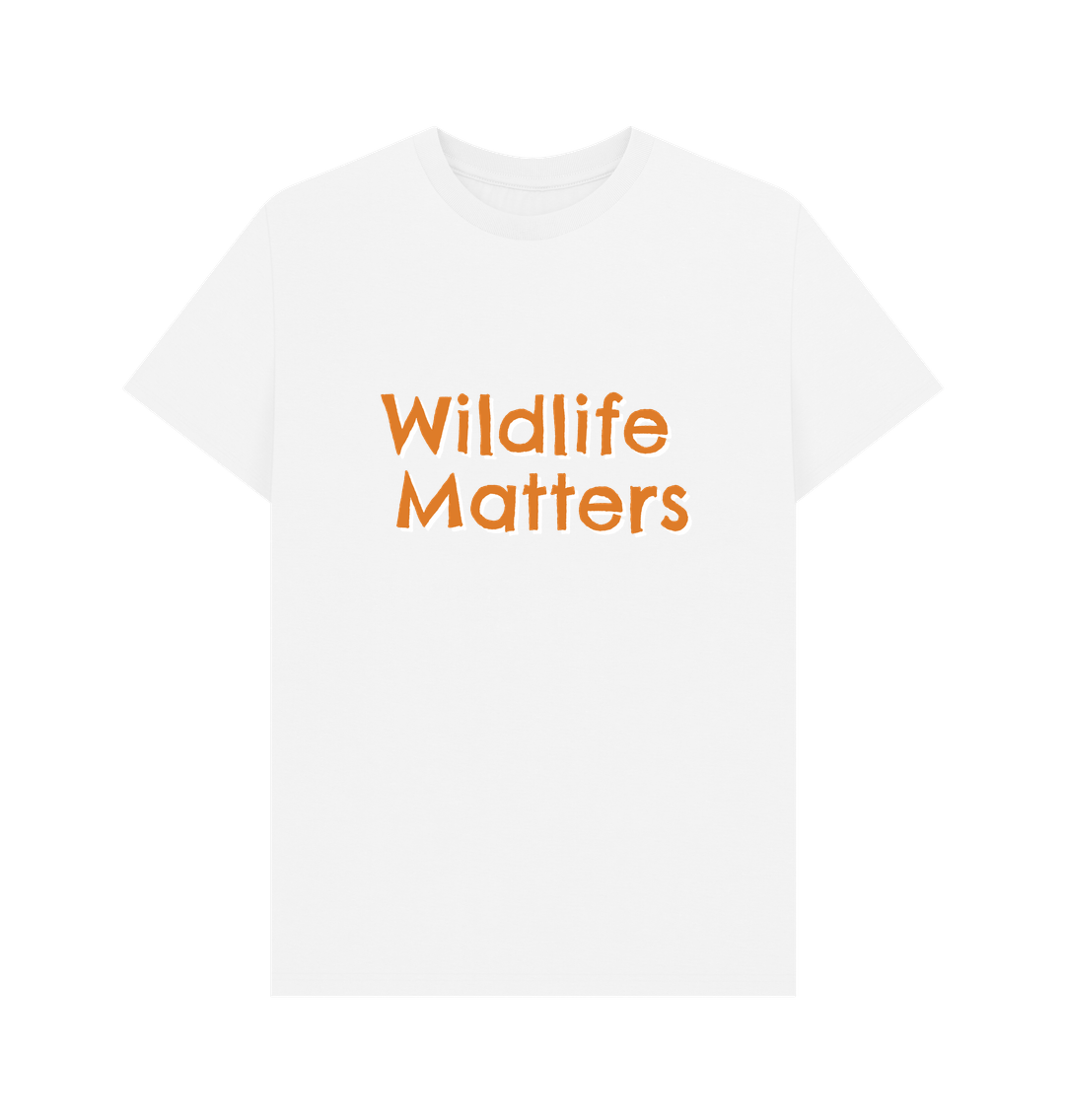 White Wildlife Matters T Shirt