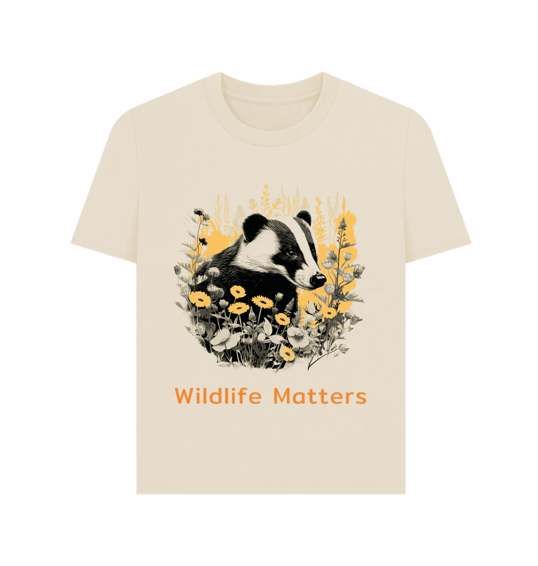 Oat Wildlife Matters Women's Badger T Shirt