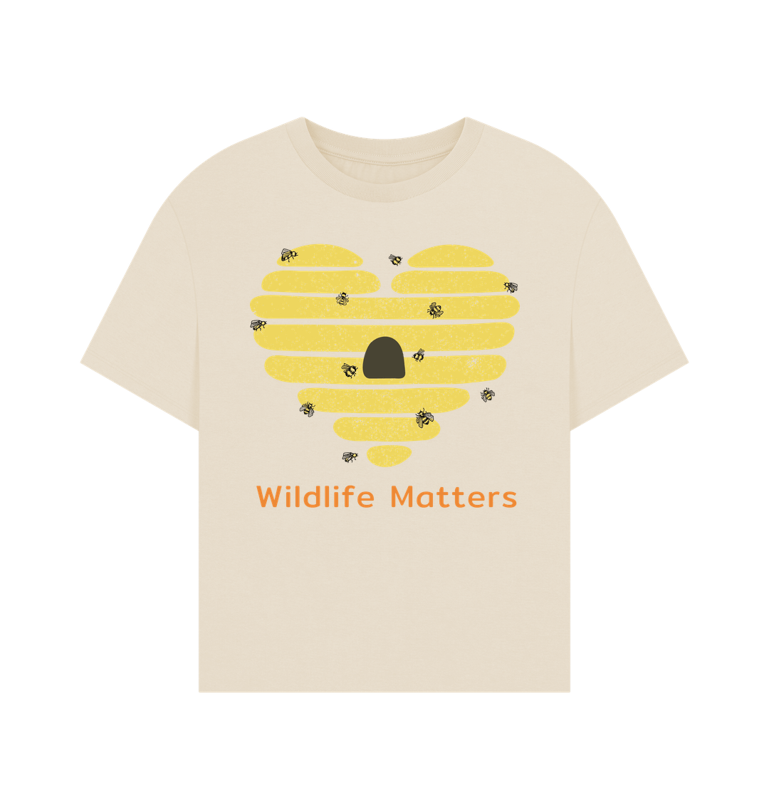 Oat Wildlife Matters Womens T Shirt Bees