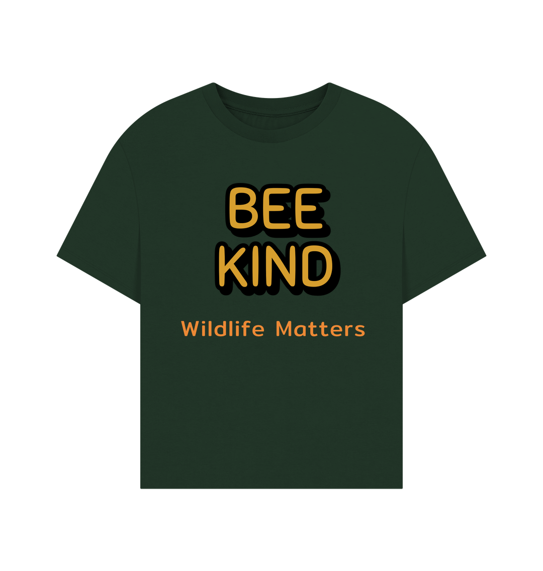 Evergreen Wildlife Matters Bee Kind Womens T shirt