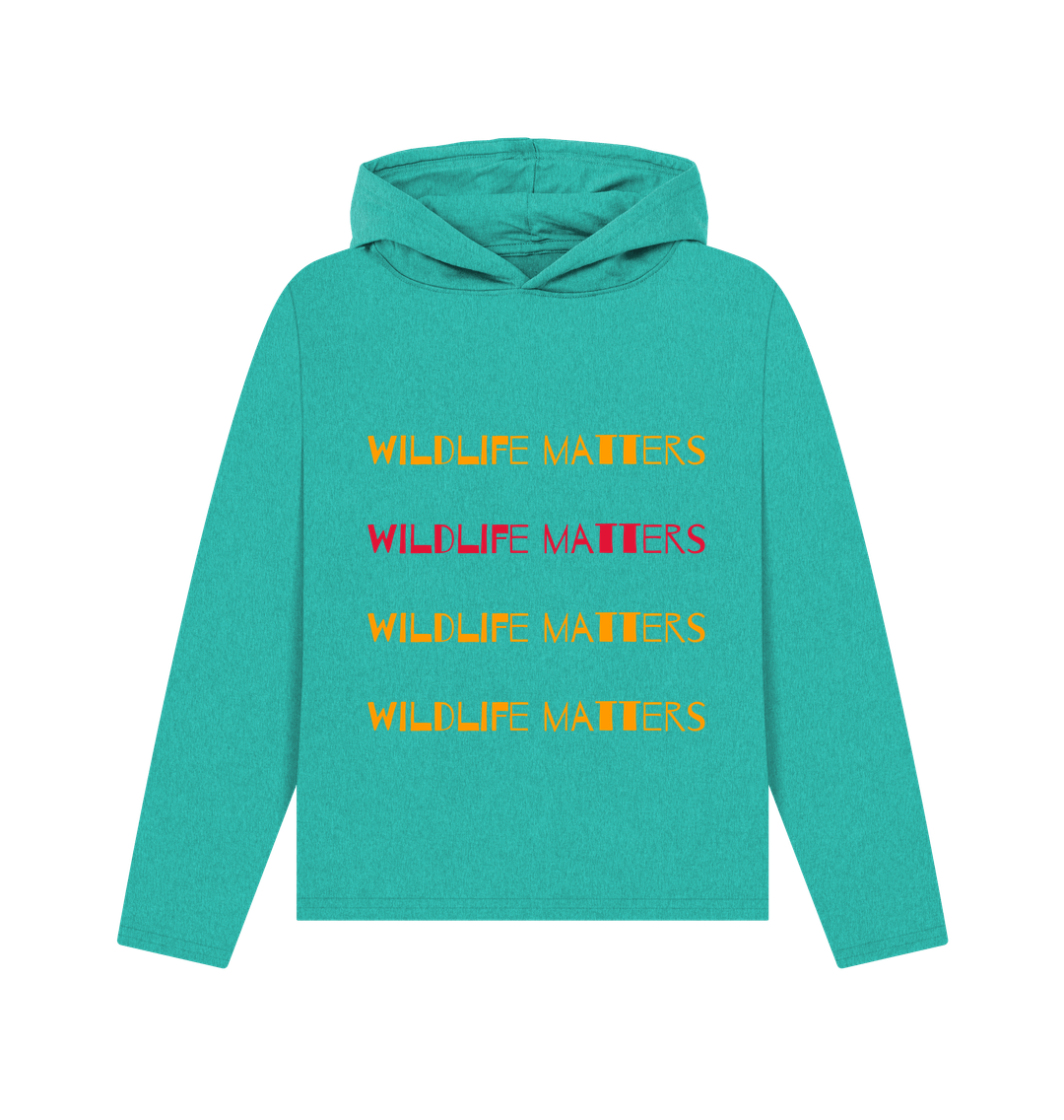 Seagrass Green Wildlife Matters Hoodie Women