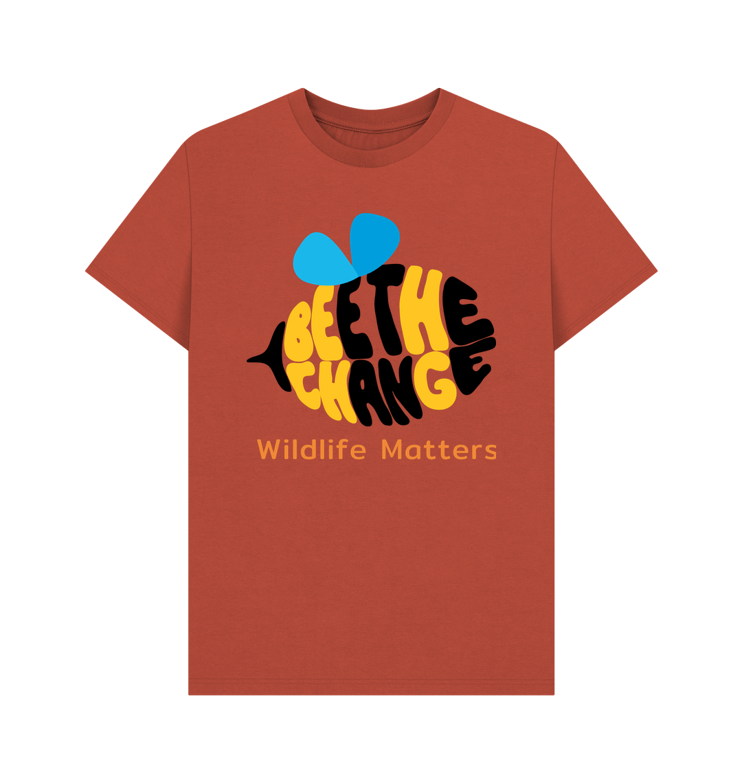 Rust Wildlife Matters Bee Mens T Shirt