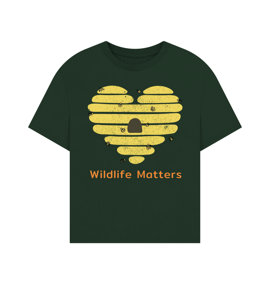 Evergreen Wildlife Matters Womens T Shirt Bees