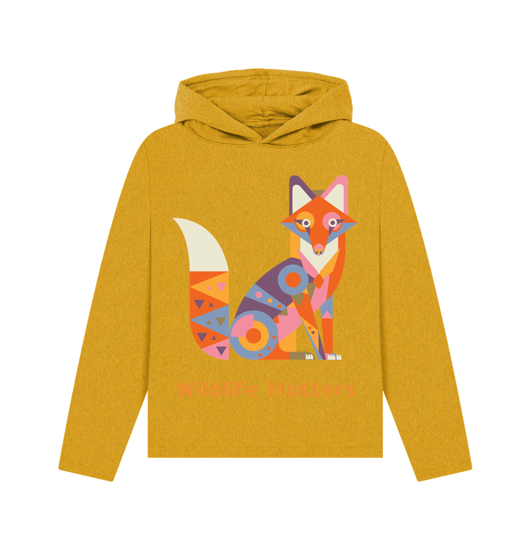 Sunflower Yellow Wildlife Matters Hoodie Women's Fox