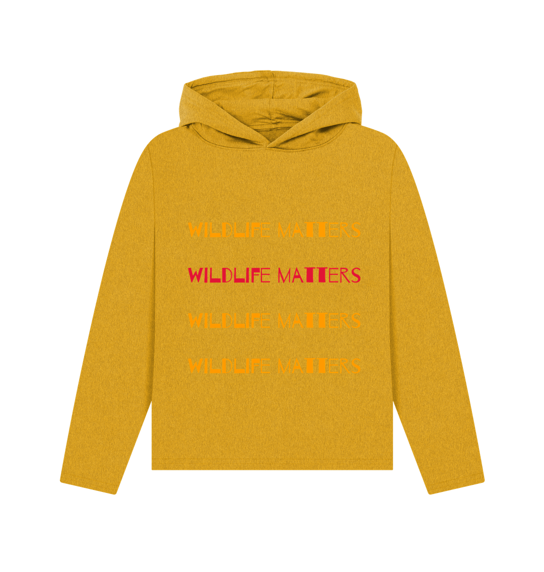 Sunflower Yellow Wildlife Matters Hoodie Women