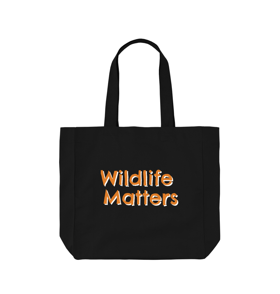 Black Wildlife Matters Two Tote Bag