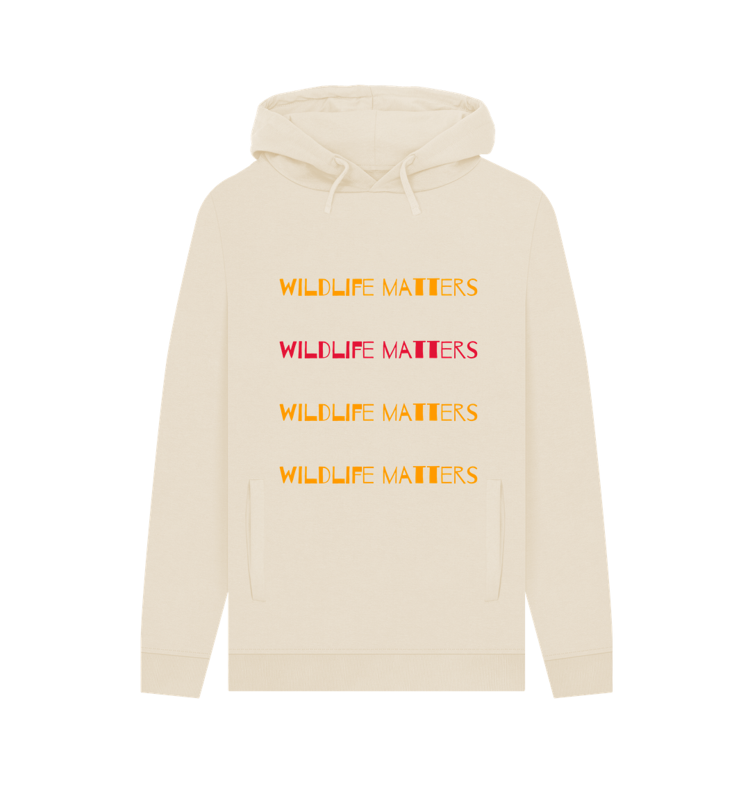 Oat Printed Hoody Front
