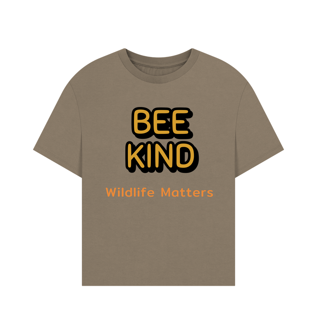 Willow Wildlife Matters Bee Kind Womens T shirt