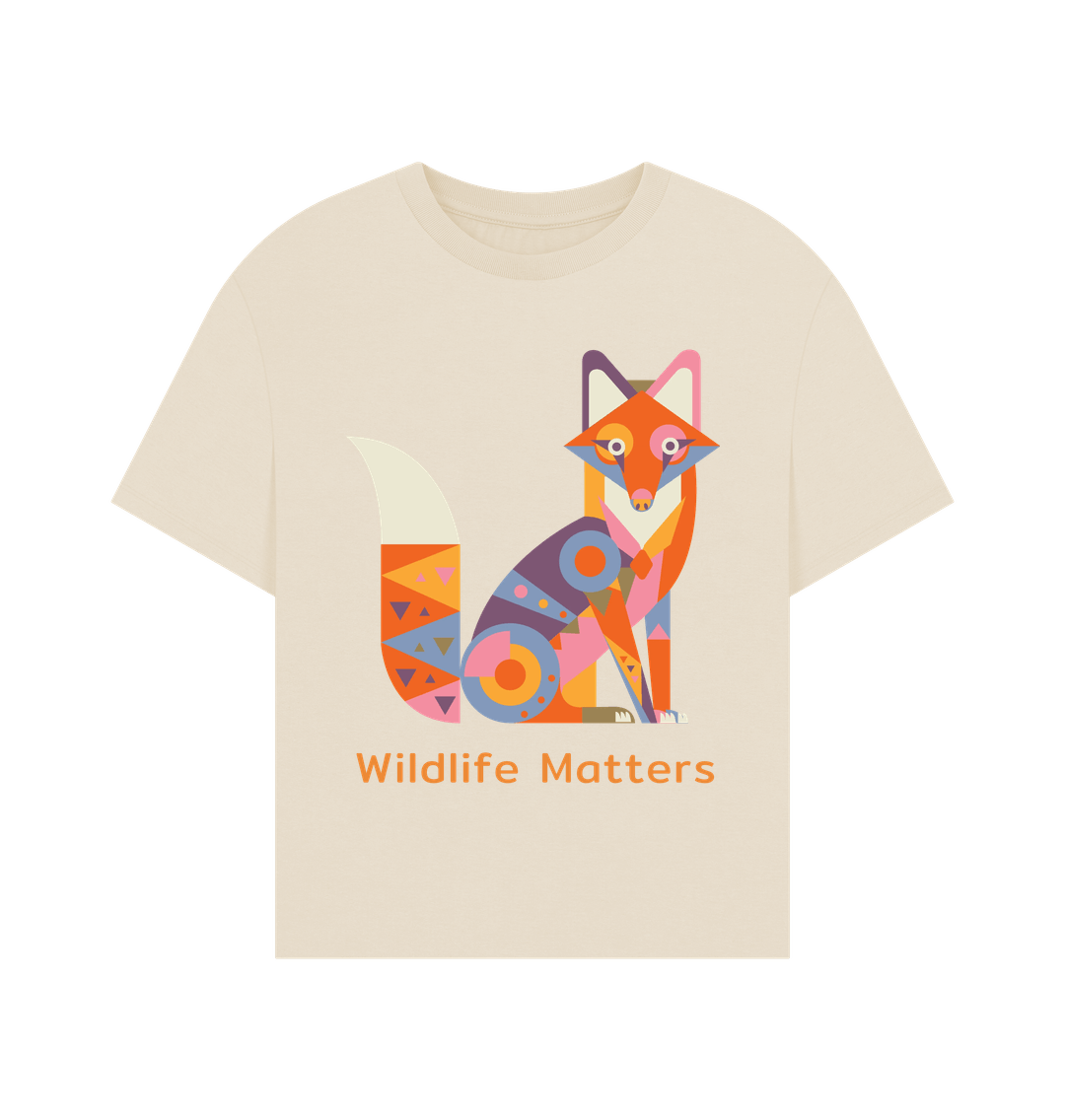 Oat Wildlife Matters T Shirt Women Fox