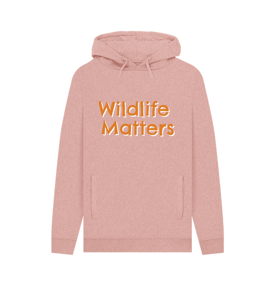 Sunset Pink Wildlife Matters Hoodie