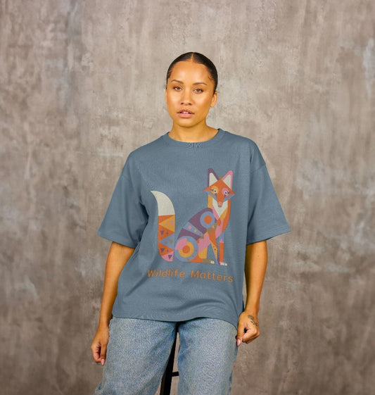 Wildlife Matters Cosmo Fox T Shirt Women's Fit