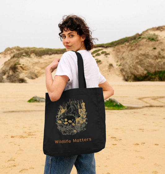 Wildlife Matters Badger Tote Bag