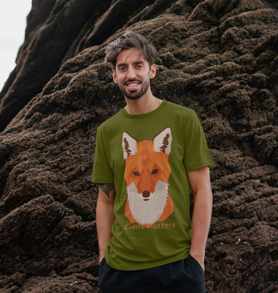 Wildlife Matters Mens T Shirts Fox