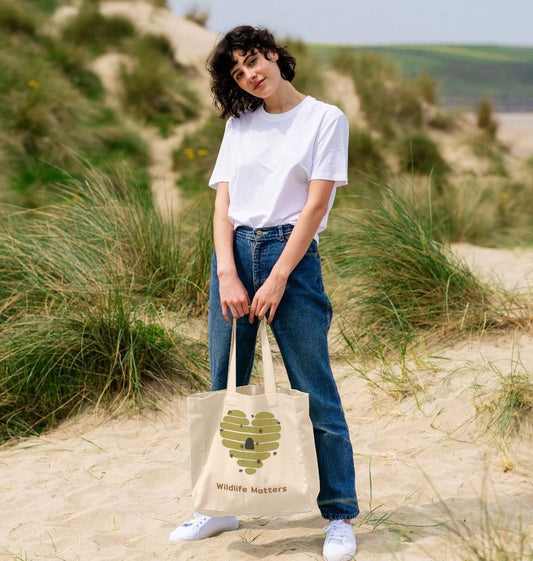 Wildlife Matters Bee Friendly Tote Bag